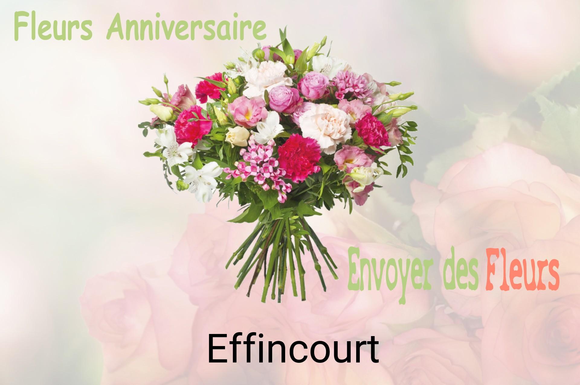 Bouquet de fleurs d’anniversaire livré à Effincourt